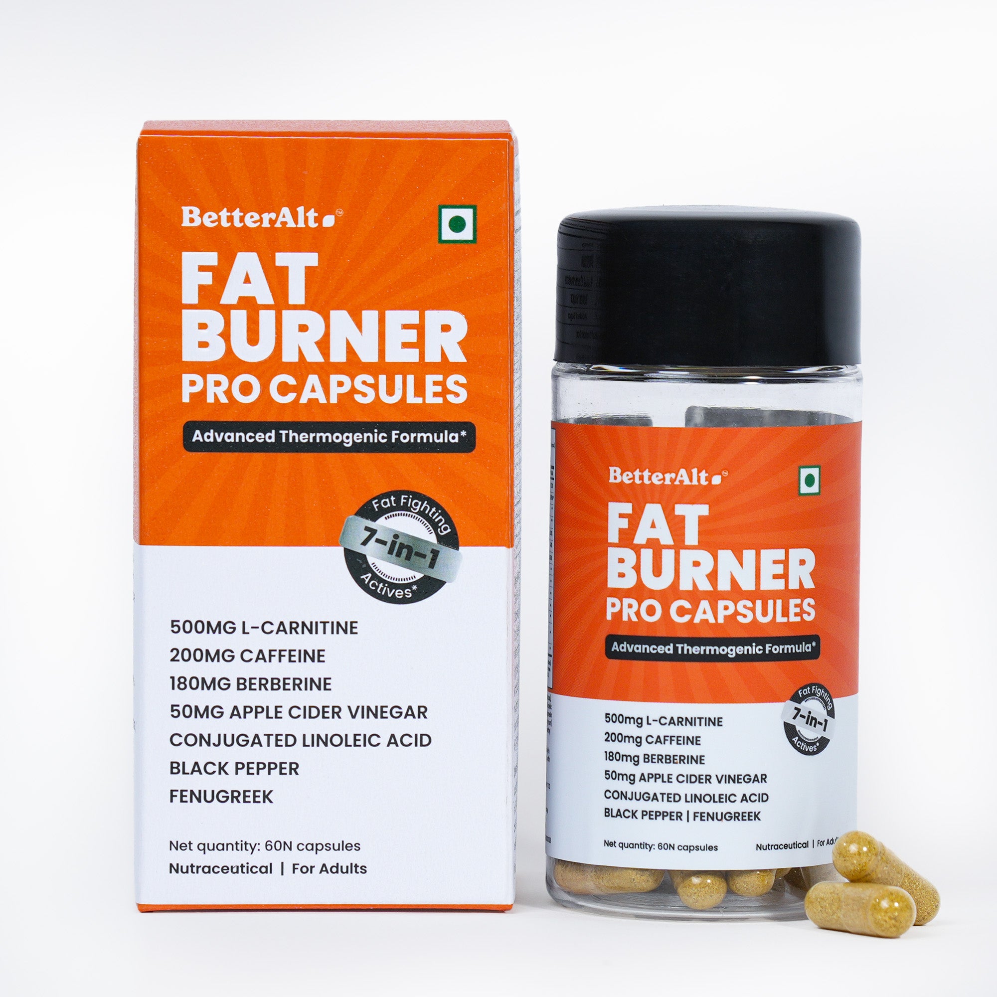 Fat Burner Pro Capsules BetterAlt - IN Fat Burner Pro Capsules BetterAlt - IN