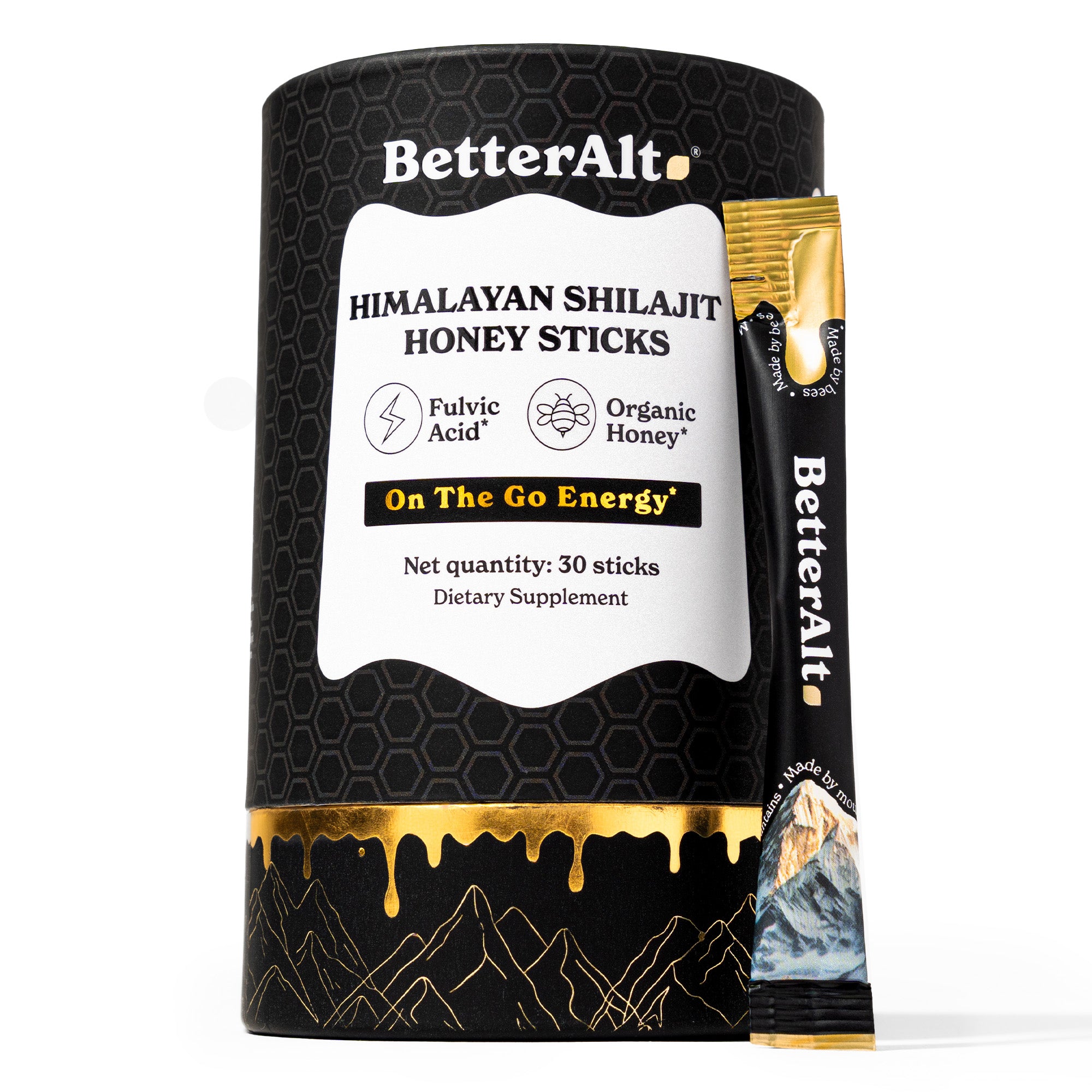 Pure Shilajit Honey Sticks – BetterAlt India