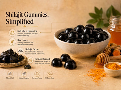 Shilajit gummies: himalay ki shakti, ab ek tasty gummy mein
