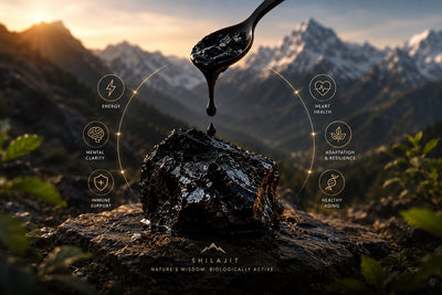 Shilajit and longevity: what the rasayana classification actually means in biological terms
