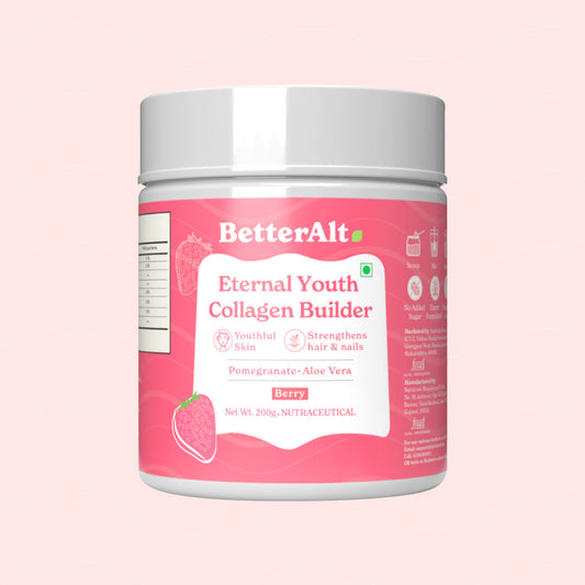 BetterAlt Eternal Youth Collagen Builder for Youthful Skin | 30 Servings (200 g)