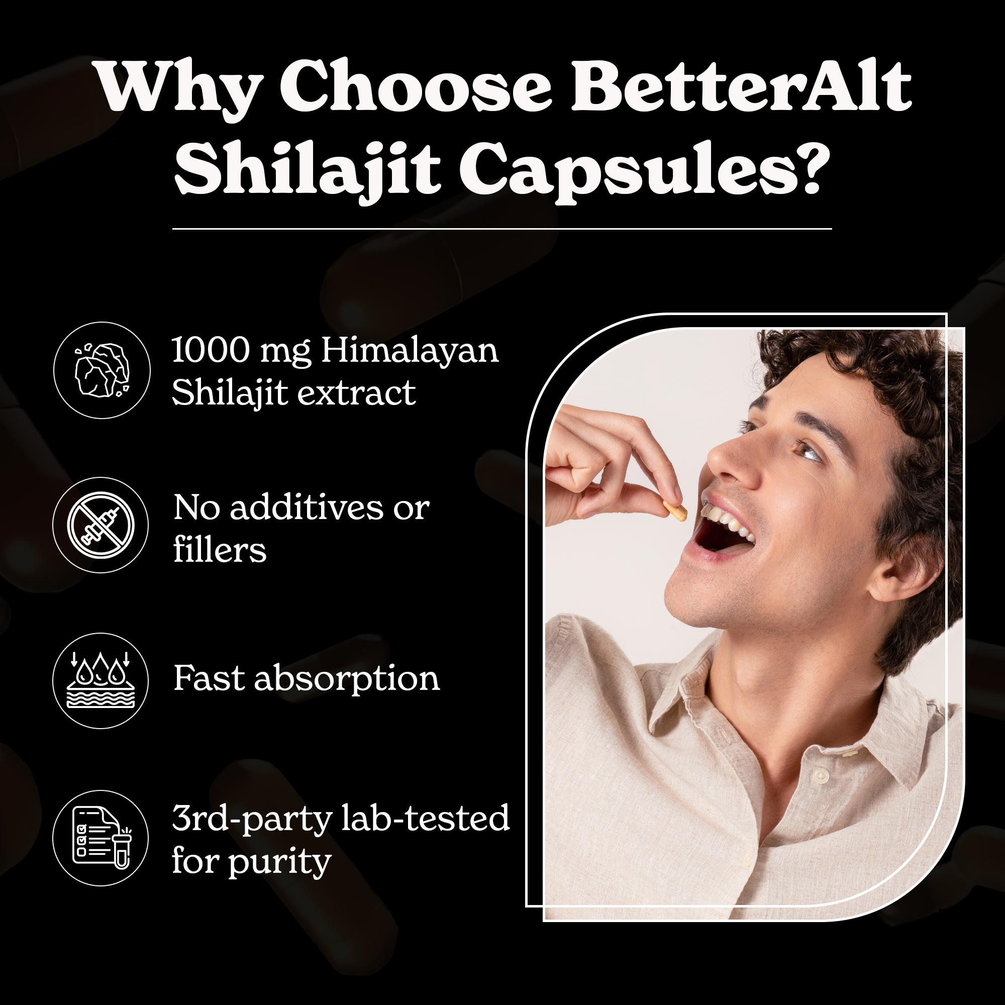 BetterAlt Himalayan Shilajit Capsules