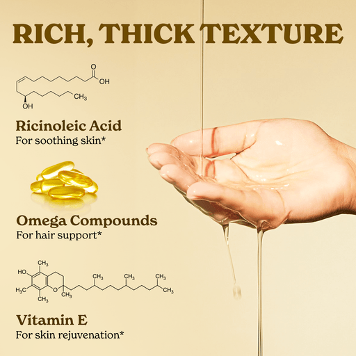 Castor Oil for hair, skin, nails