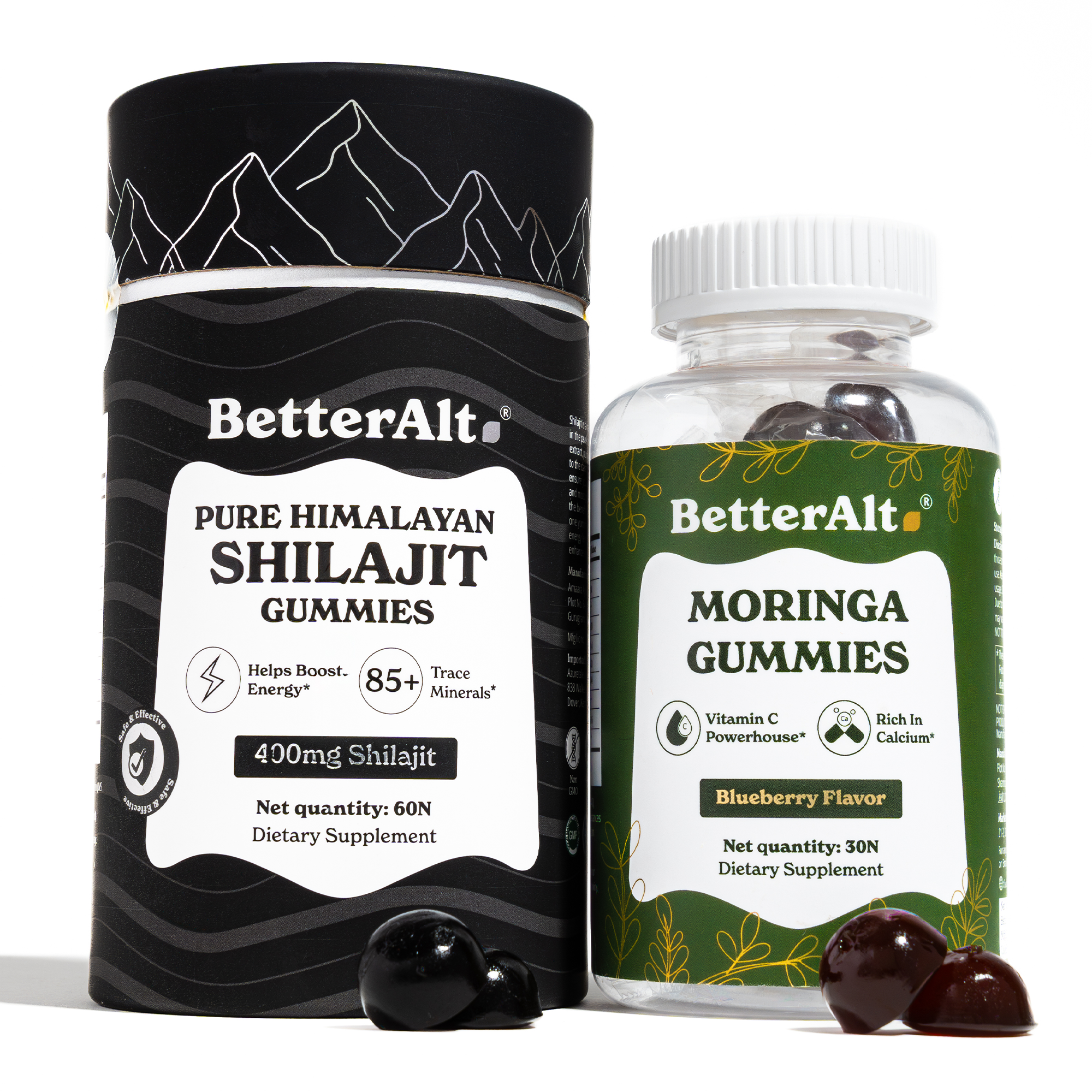 Himalayan Shilajit Gummies + Moringa Gummies Combo