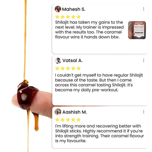 Pure Shilajit Honey Sticks
