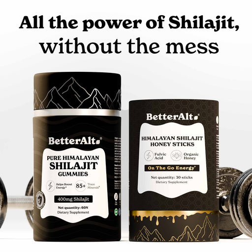 Shilajit Power Bundle| Gummies + Honey Sticks
