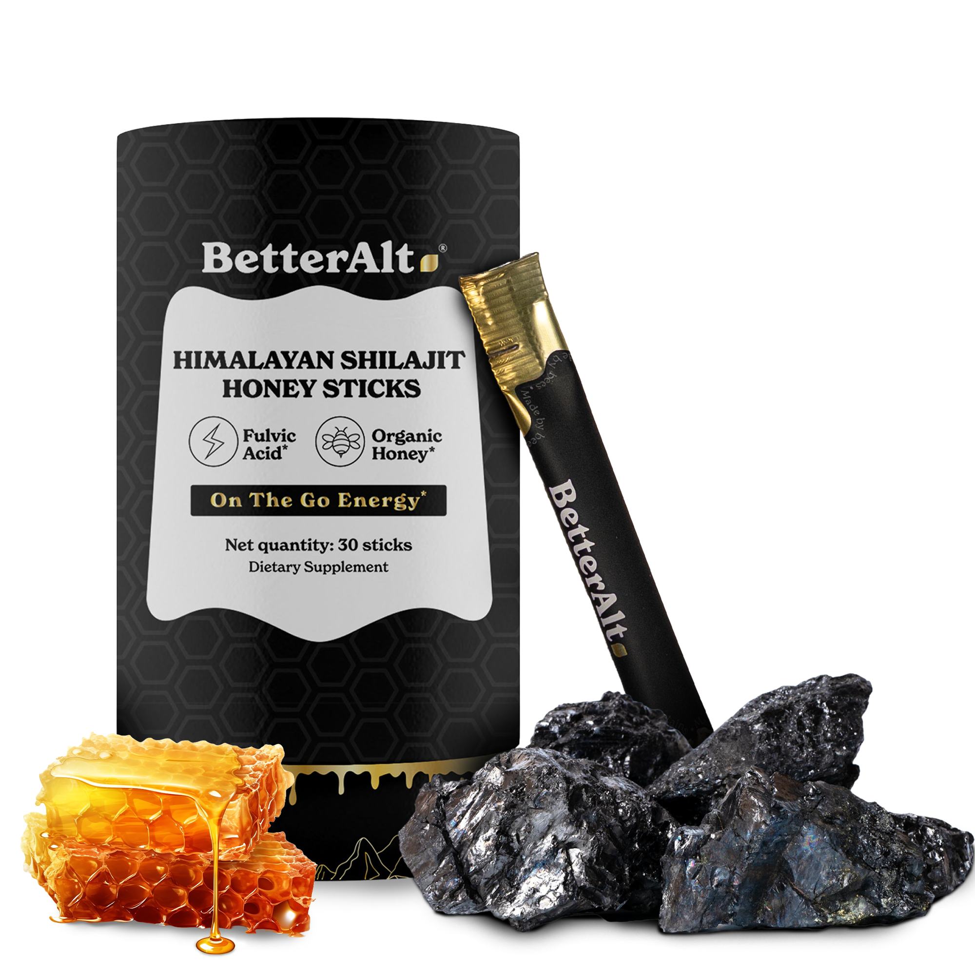 Himalayan Honey Sticks | Himalayan Resin with Honey & Saffron