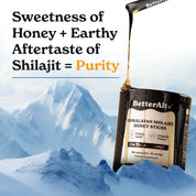 Himalayan Shilajit Honey Sticks - Classic + Cinnamon Combo