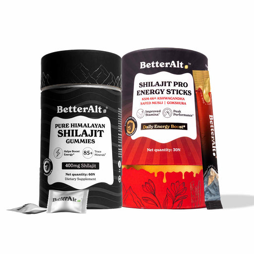 Shilajit Power Bundle| Gummies + Honey Sticks