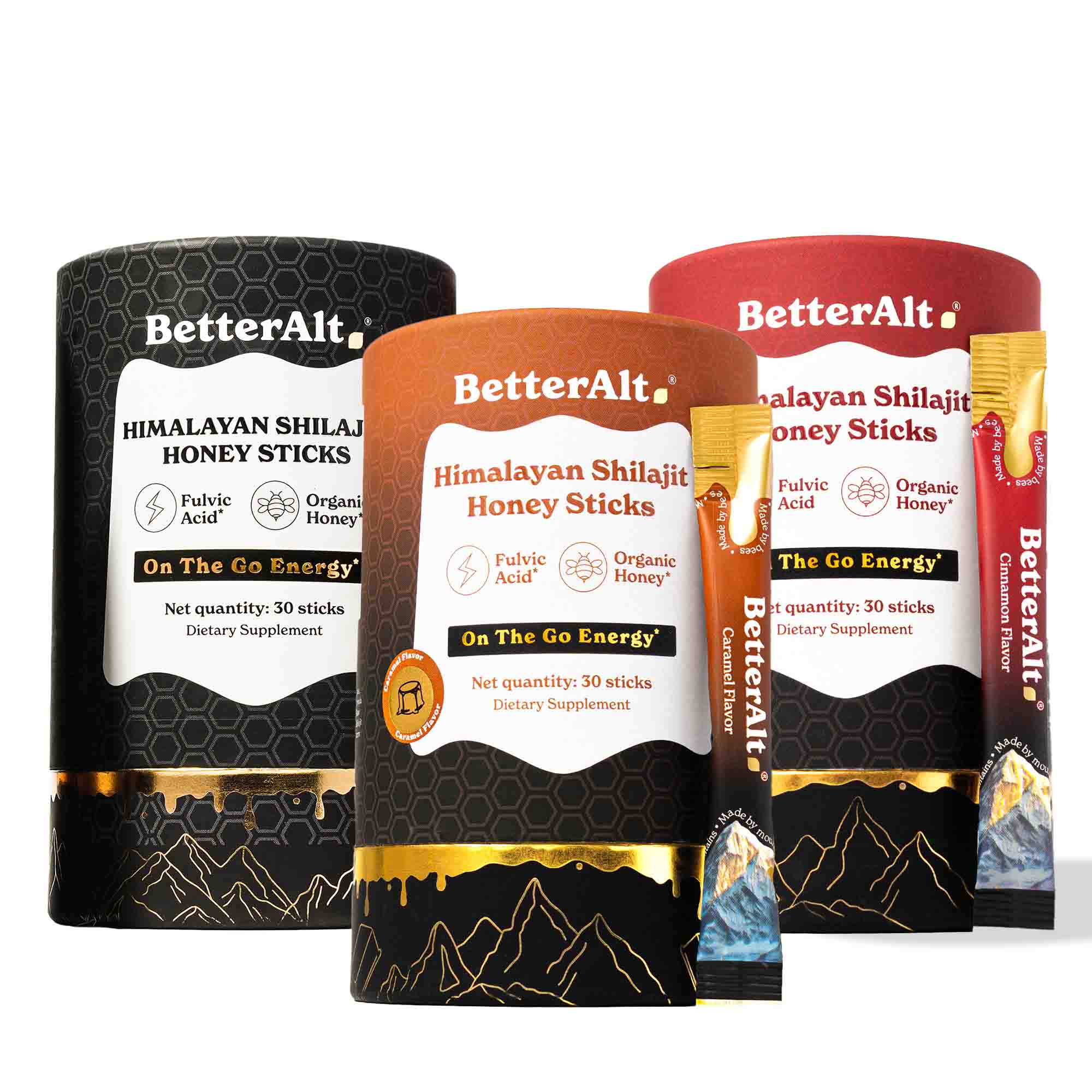 Honey Sticks Variety Pack (3 Flavours)